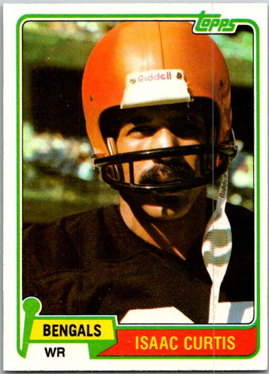 1981 Topps Football #305 Isaac Curtis  Cincinnati Bengals  V45125