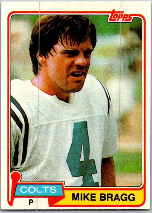 1981 Topps Football #483 Mike Bragg  Baltimore Colts  V45173