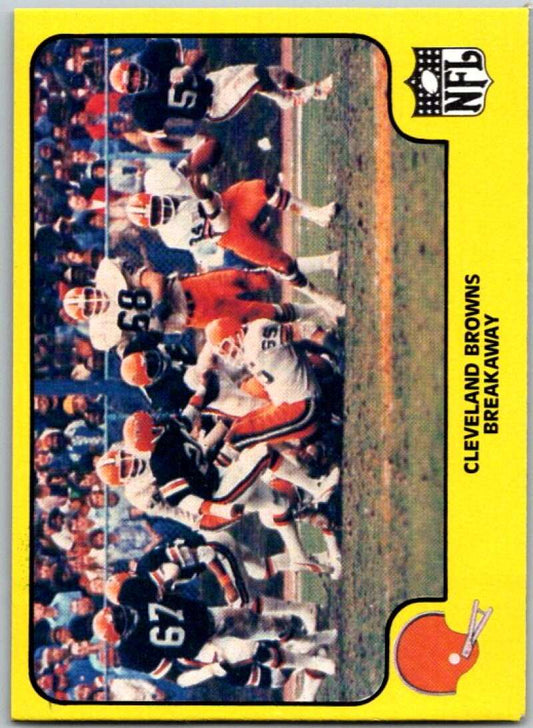 1978 Fleer Team Action # 11 Cleveland Browns Breakaway  V45224