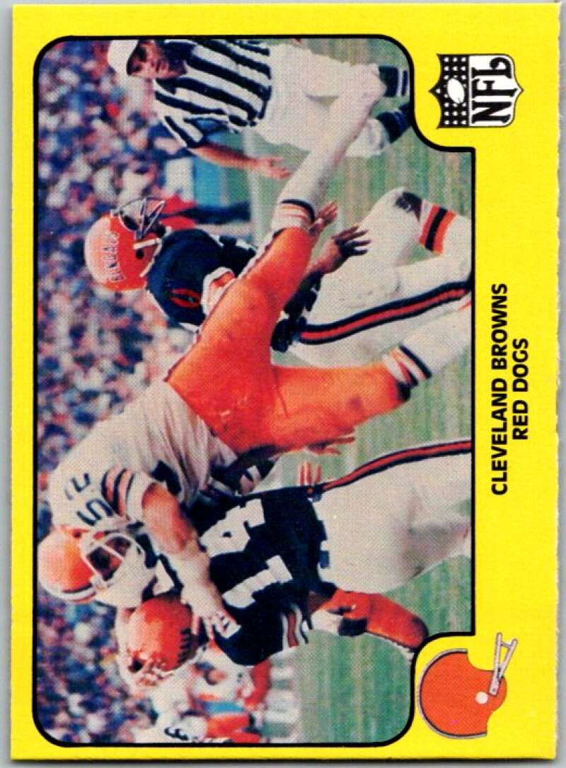 1978 Fleer Team Action # 12 Cleveland Browns Red Dogs  V45225