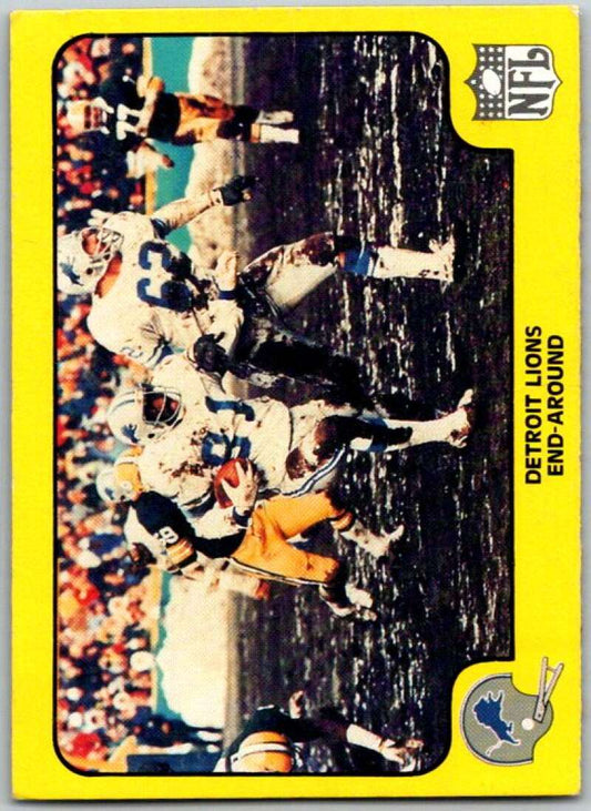 1978 Fleer Team Action # 17 Detroit Lions End-Around  V45229