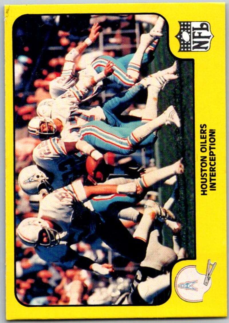 1978 Fleer Team Action # 22 Houston Oilers Interception  V45237