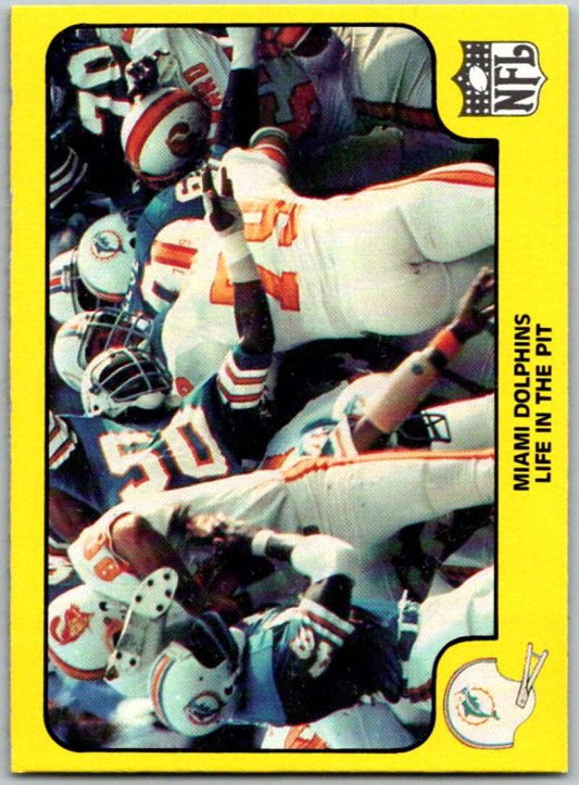 1978 Fleer Team Action # 28 Miami Dolphins Life in the Pit  V45244