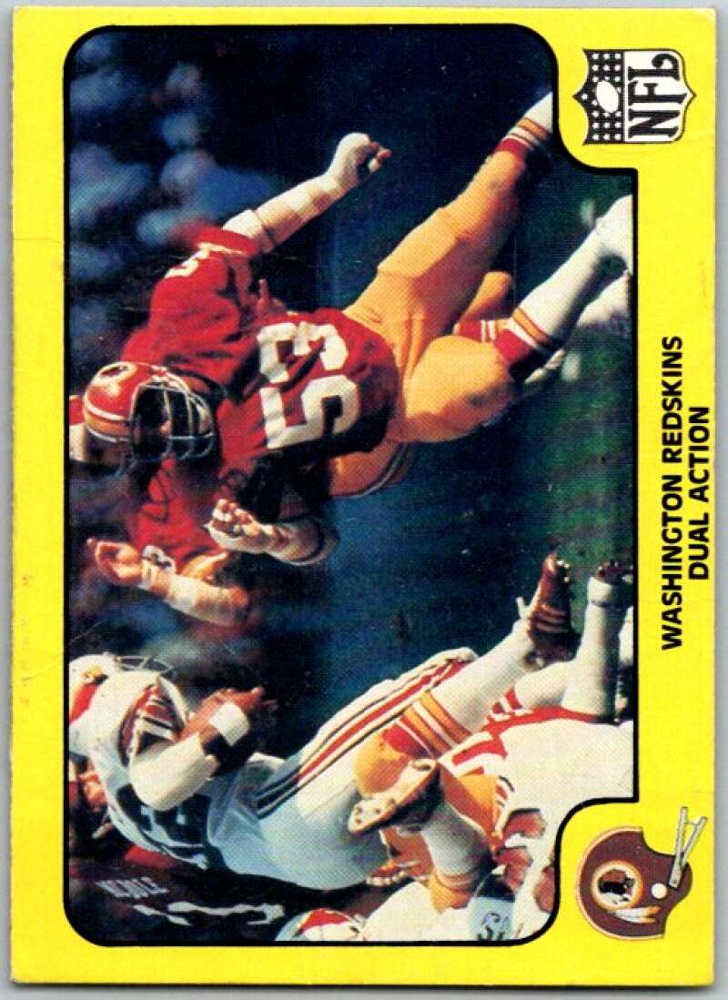 1978 Fleer Team Action # 56 Washington Redskins Dual Action  V45265