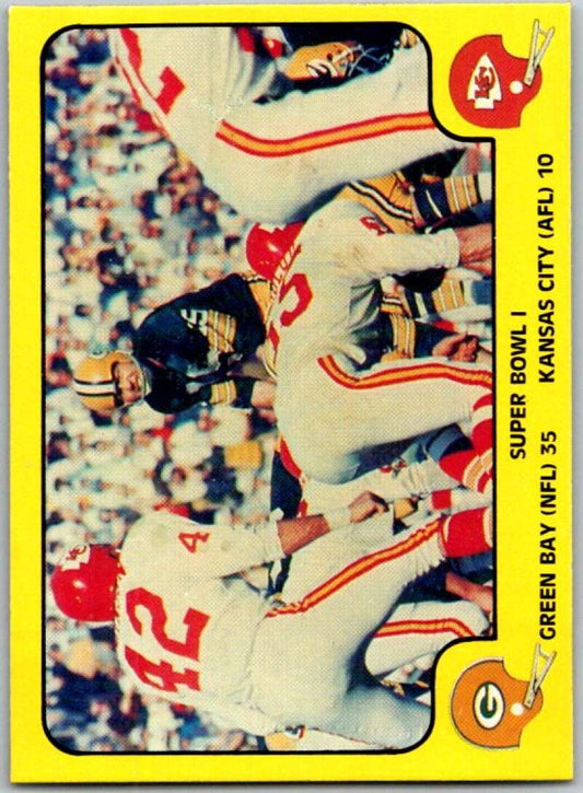 1978 Fleer Team Action # 58 Super Bowl II Green Bay, Oakland  V45266