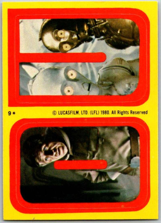 1980 Topps The Empire Strikes Back Stickers #9 O U   V45364