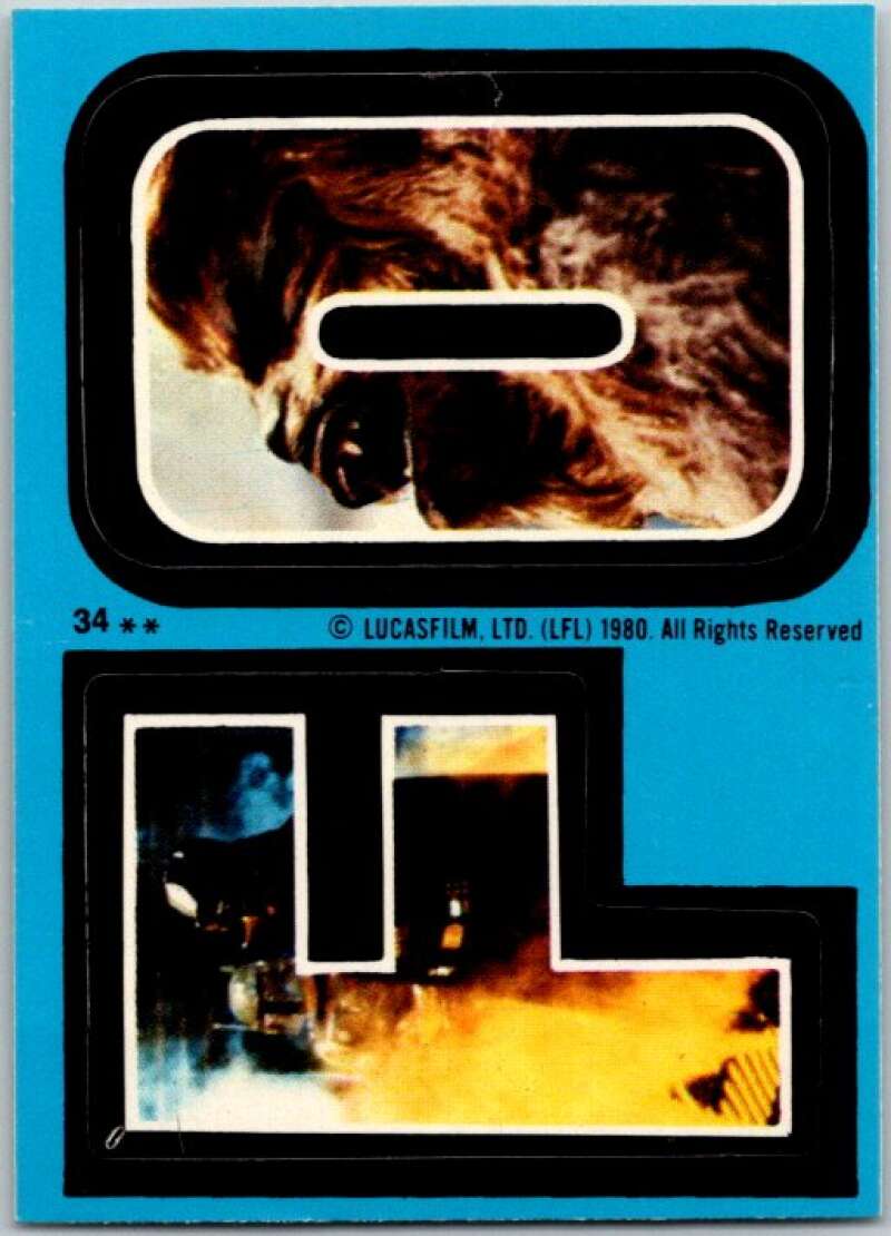 1980 Topps The Empire Strikes Back Stickers #34 F O   V45375