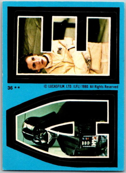 1980 Topps The Empire Strikes Back Stickers #36 A E   V45377