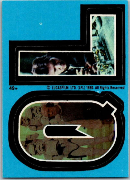 1980 Topps The Empire Strikes Back Stickers #49 Q L   V45393