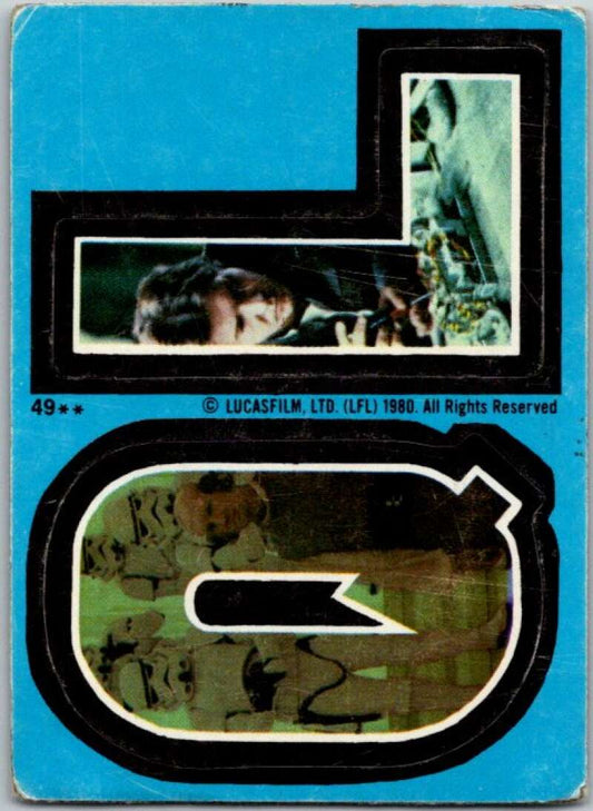 1980 Topps The Empire Strikes Back Stickers #49 Q L   V45394
