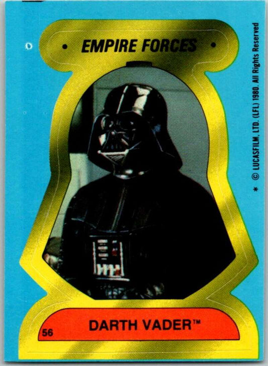 1980 Topps The Empire Strikes Back Stickers #56 Darth Vader   V45404