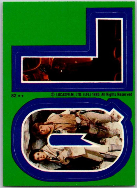 1980 Topps The Empire Strikes Back Stickers #82 Q L   V45442