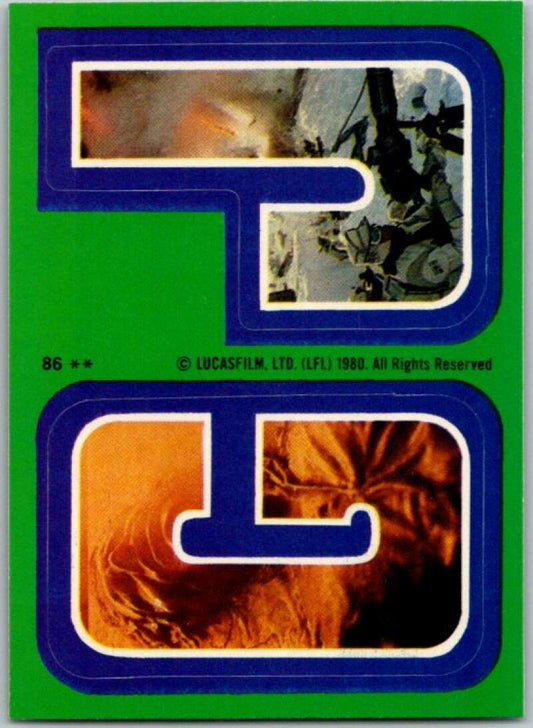 1980 Topps The Empire Strikes Back Stickers #86 G J   V45449
