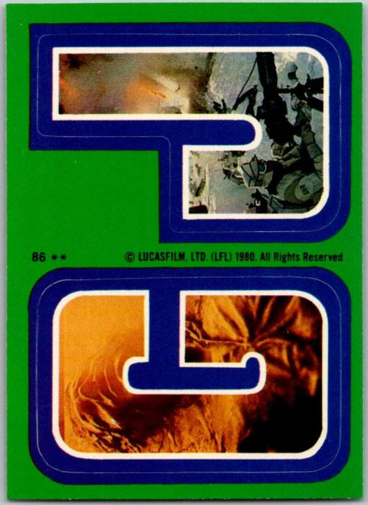 1980 Topps The Empire Strikes Back Stickers #86 G J   V45451