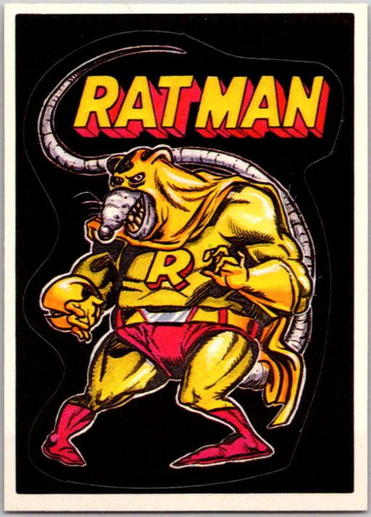 1983 Zero Heroes Stickers #7 Rat Man  V45460