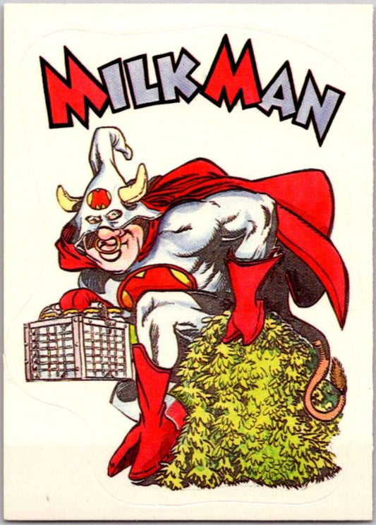 1983 Zero Heroes Stickers #8 Milkman  V45461