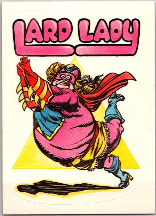 1983 Zero Heroes Stickers #10 Lard Lady  V45463