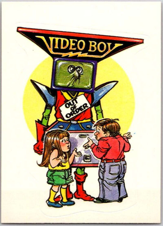 1983 Zero Heroes Stickers #14 Video Boy  V45467