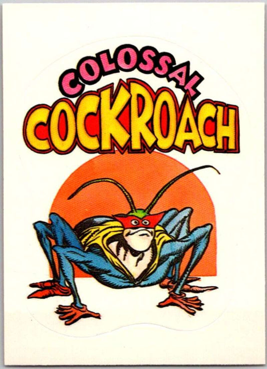 1983 Zero Heroes Stickers #21 Colossal Cockroach  V45474