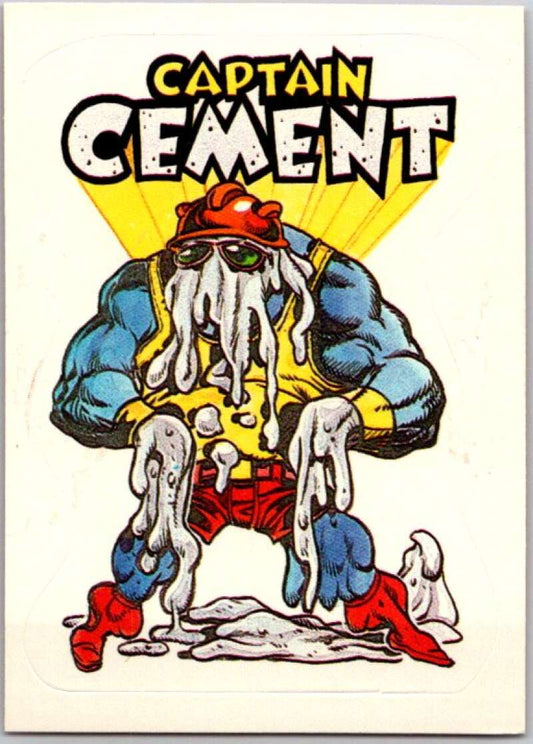 1983 Zero Heroes Stickers #23 Captain Cement  V45476