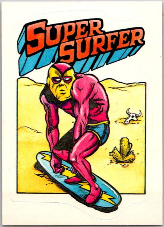1983 Zero Heroes Stickers #32 Super Surfer  V45489