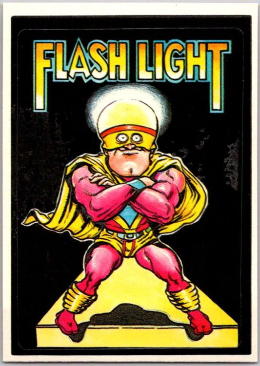 1983 Zero Heroes Stickers #33 The Human Flashlight  V45490
