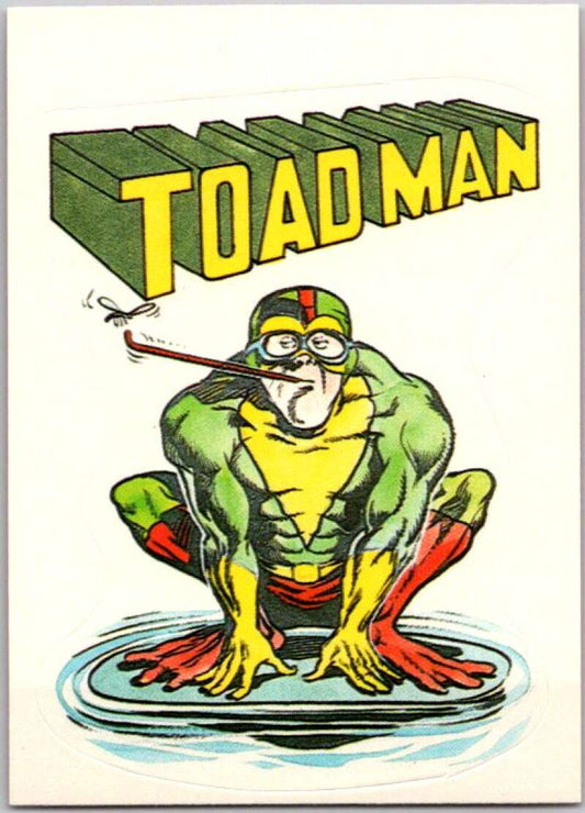 1983 Zero Heroes Stickers #37 Toad Man  V45494