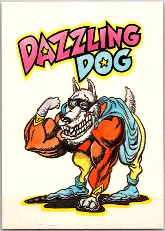 1983 Zero Heroes Stickers #40 Dazzling Dog  V45497