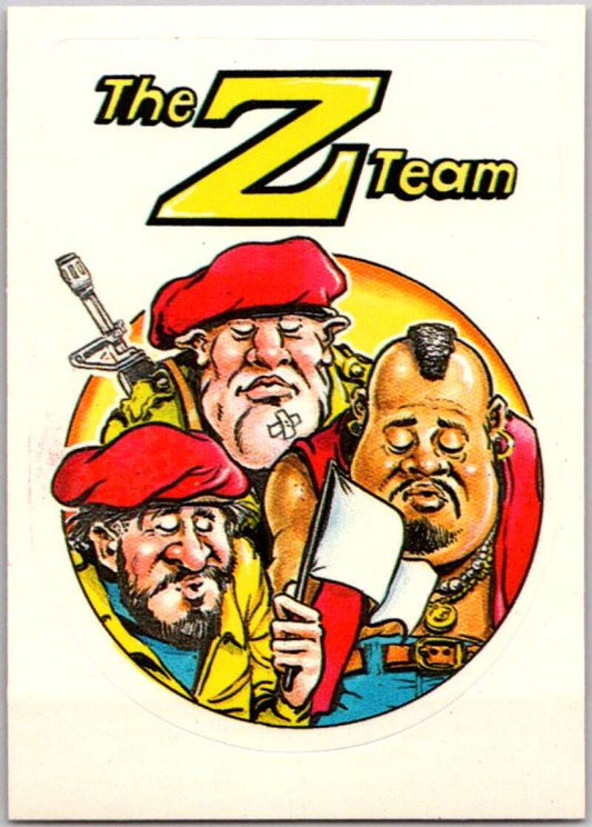 1983 Zero Heroes Stickers #44 The Z Team  V45501