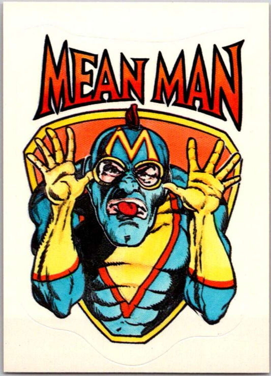 1983 Zero Heroes Stickers #49 Mean Man  V45506
