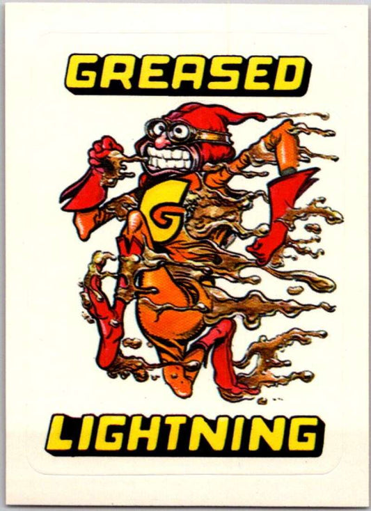 1983 Zero Heroes Stickers #61 Greased Lightning  V45518