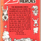 1983 Zero Heroes Stickers #66 The Incredible Bulk  V45524