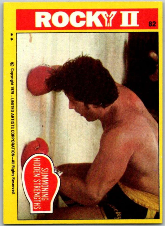 1979 Rocky II #82 Summoning Hidden Strengths  V45550