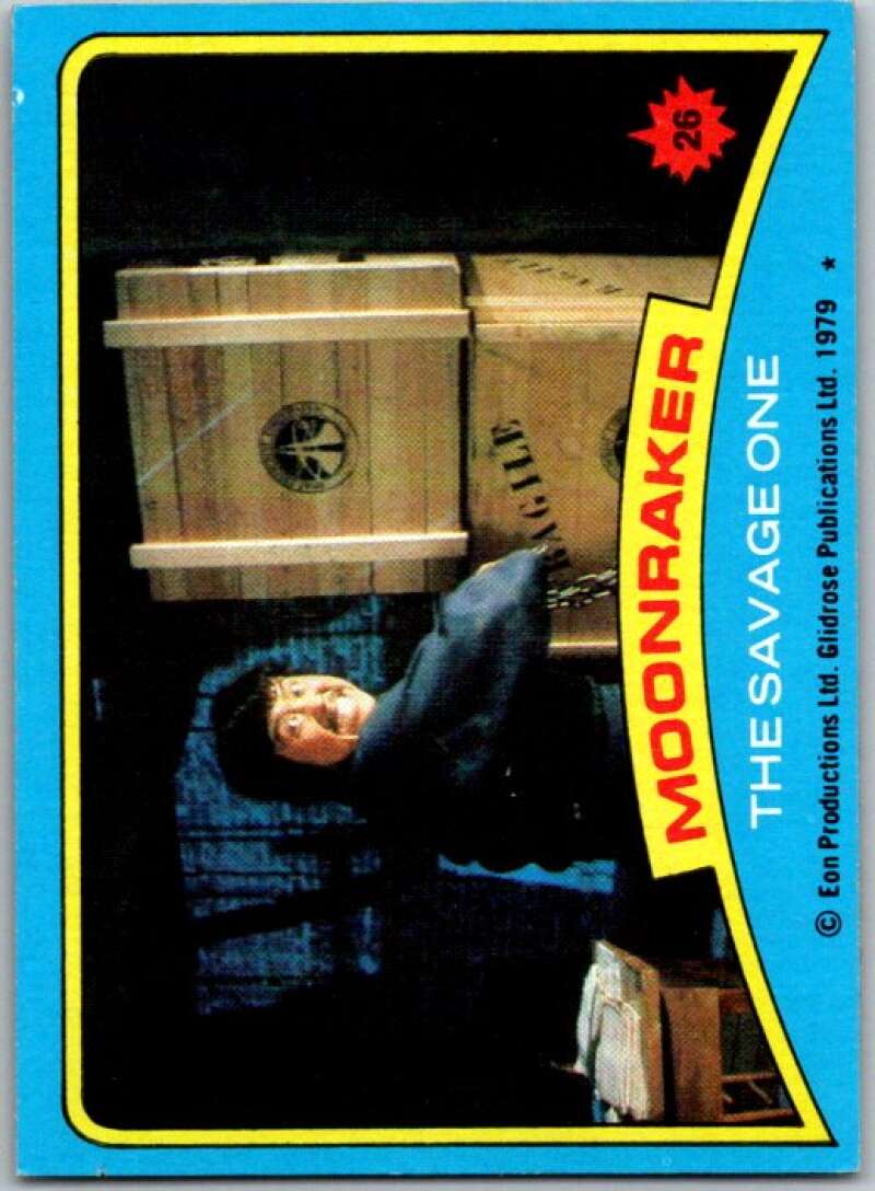 1979 Topps James Bond Moonraker #26 The savage one   V45667