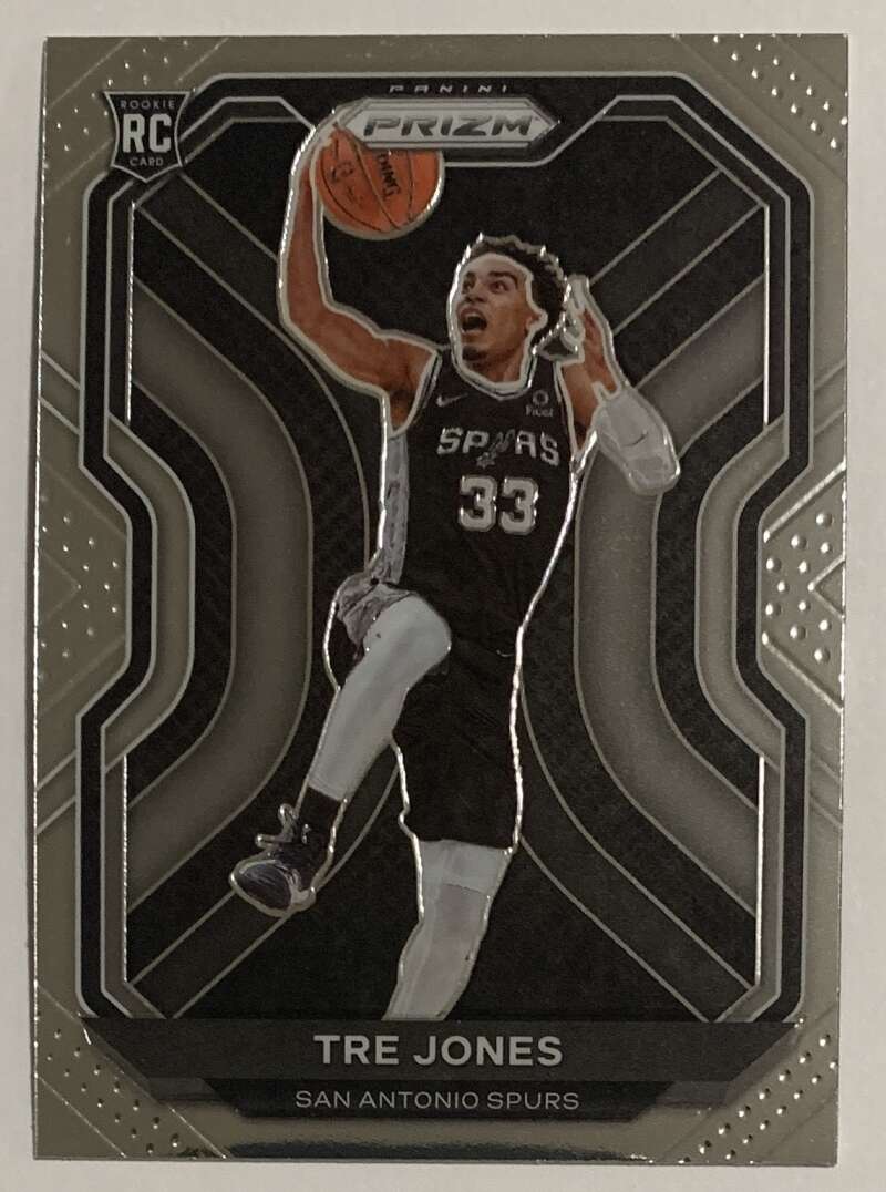 2020-21 Panini Prizm #291 Tre Jones  RC Rookie San Antonio Spurs  V45737