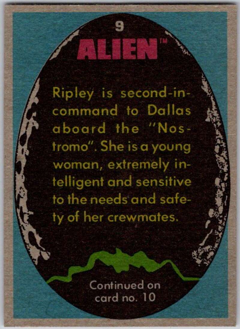 1979 Alien #9 Warrant Officer Riplay  V45759