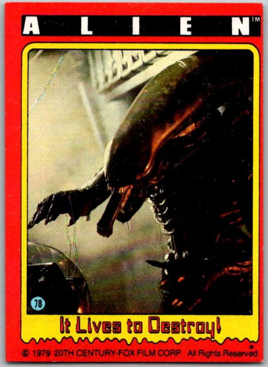 1979 Alien #78 It Lives to Destroy  V45970
