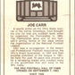 1974 Fleer The Immortal Roll Football #NNO Joe Carr  V46019