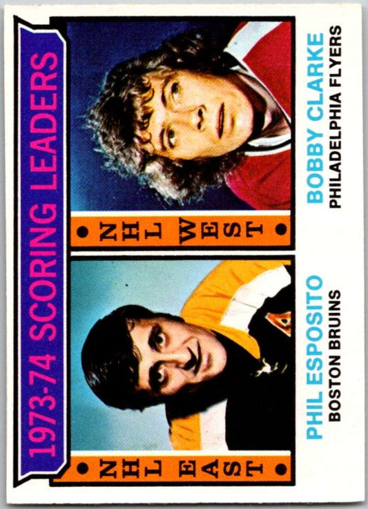 1974-75 O-Pee-Chee #3 Bobby Clarke LL  Philadelphia Flyers  V46124
