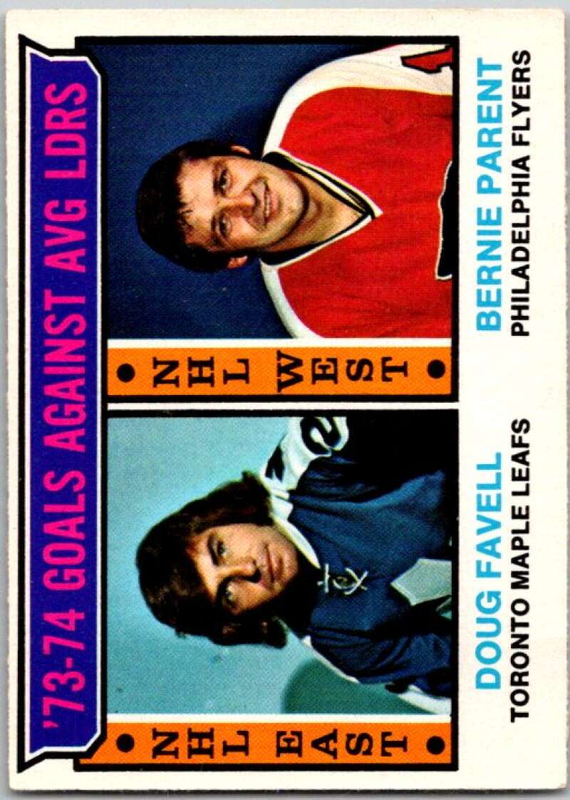 1974-75 O-Pee-Chee #4 Bernie Parent LL  Philadelphia Flyers  V46125