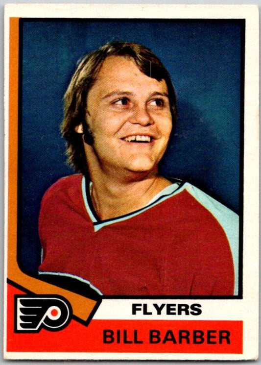 1974-75 O-Pee-Chee #8 Bill Barber  Philadelphia Flyers  V46129