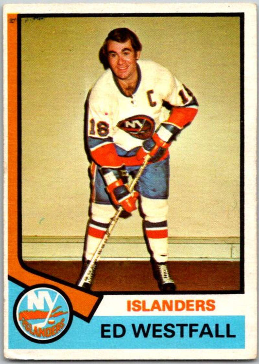 1974-75 O-Pee-Chee #32 Ed Westfall  New York Islanders  V46153