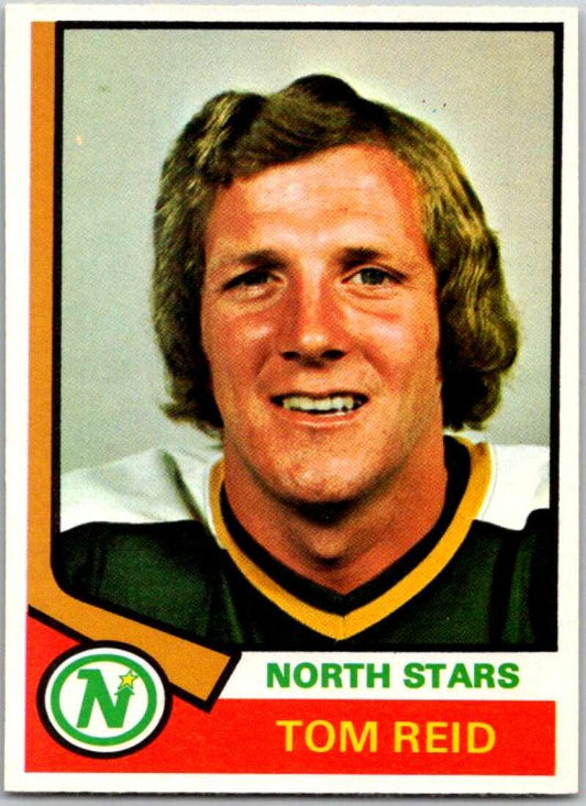 1974-75 O-Pee-Chee #52 Tom Reid  Minnesota North Stars  V46173