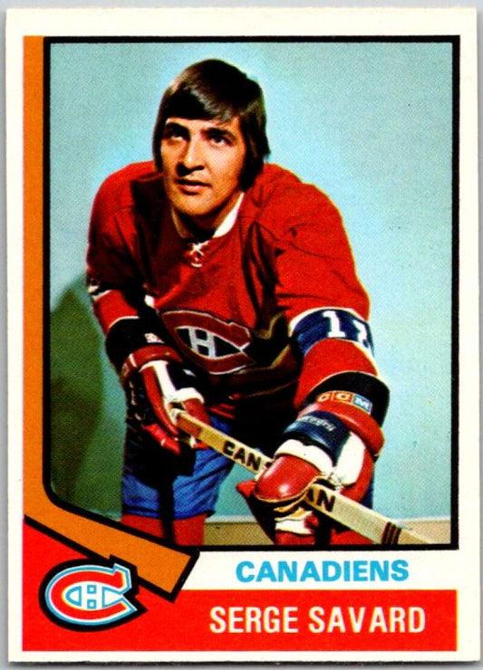 1974-75 O-Pee-Chee #53 Serge Savard  Montreal Canadiens  V46174