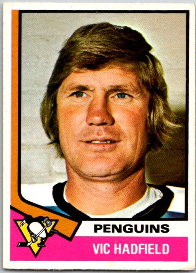 1974-75 O-Pee-Chee #65 Vic Hadfield  Pittsburgh Penguins  V46186