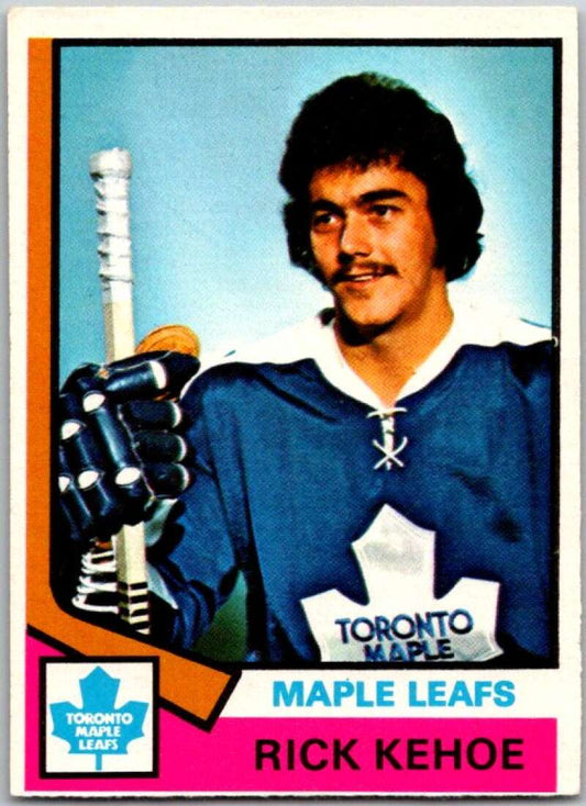 1974-75 O-Pee-Chee #81 Rick Kehoe  Toronto Maple Leafs  V46202