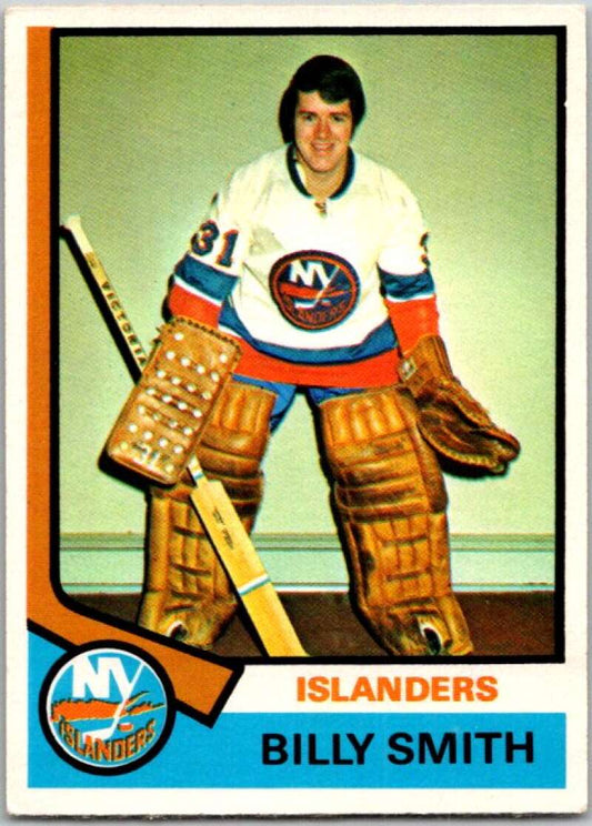 1974-75 O-Pee-Chee #82 Billy Smith  New York Islanders  V46203