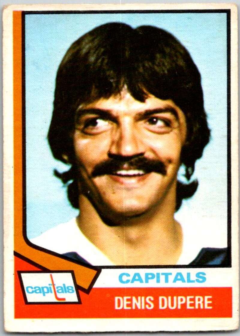 1974-75 O-Pee-Chee #105 Denis Dupere  Washington Capitals  V46225