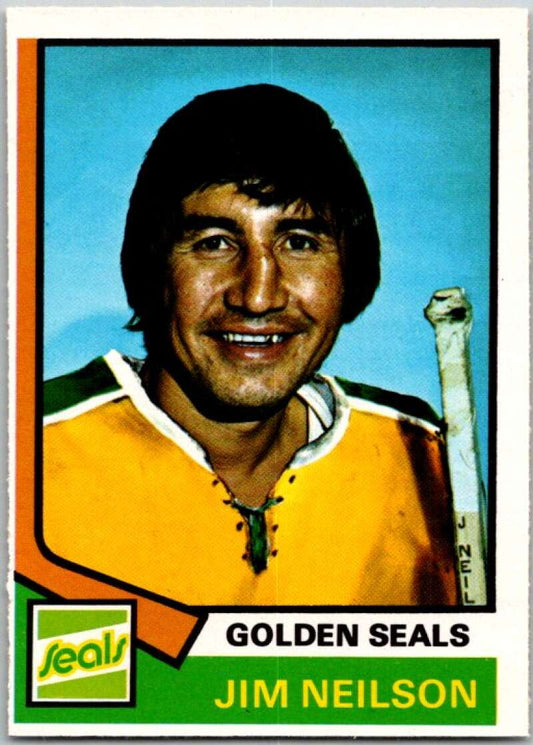 1974-75 O-Pee-Chee #109 Jim Neilson  California Golden Seals  V46229