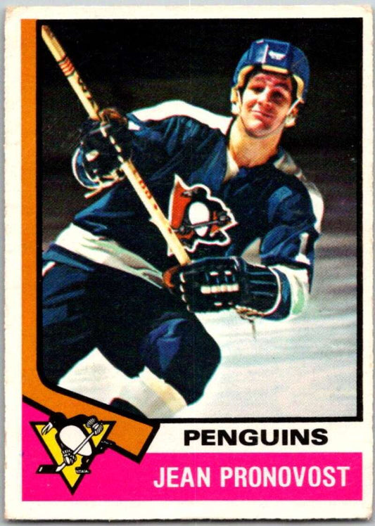 1974-75 O-Pee-Chee #110 Jean Pronovost  Pittsburgh Penguins  V46230